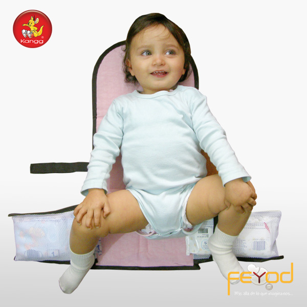 Kopi Baby - Cambiador portátil de pañales para niñas y niños recién  nacidos, cambiador de bebé con bolsillo para toallitas inteligentes, kit de